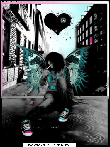 poze emo.. emo think