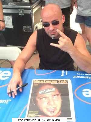Artistul sau artista preferata - David de la Disturbed - Artisti rock