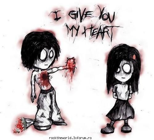 Poze emo.. - I give you my heart - Poze